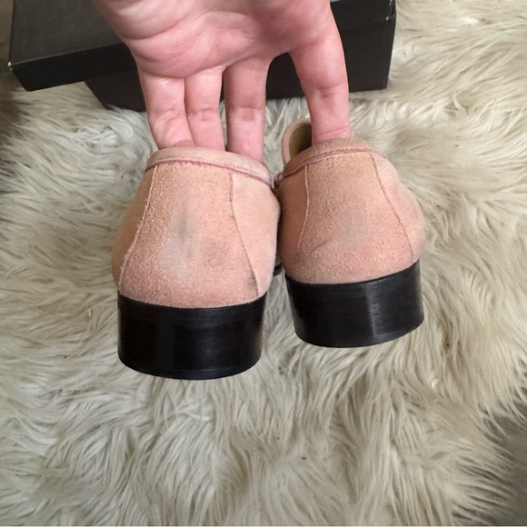 Gucci mocassino pelle mors pink suede horesbit loafers - Picture 5 of 8